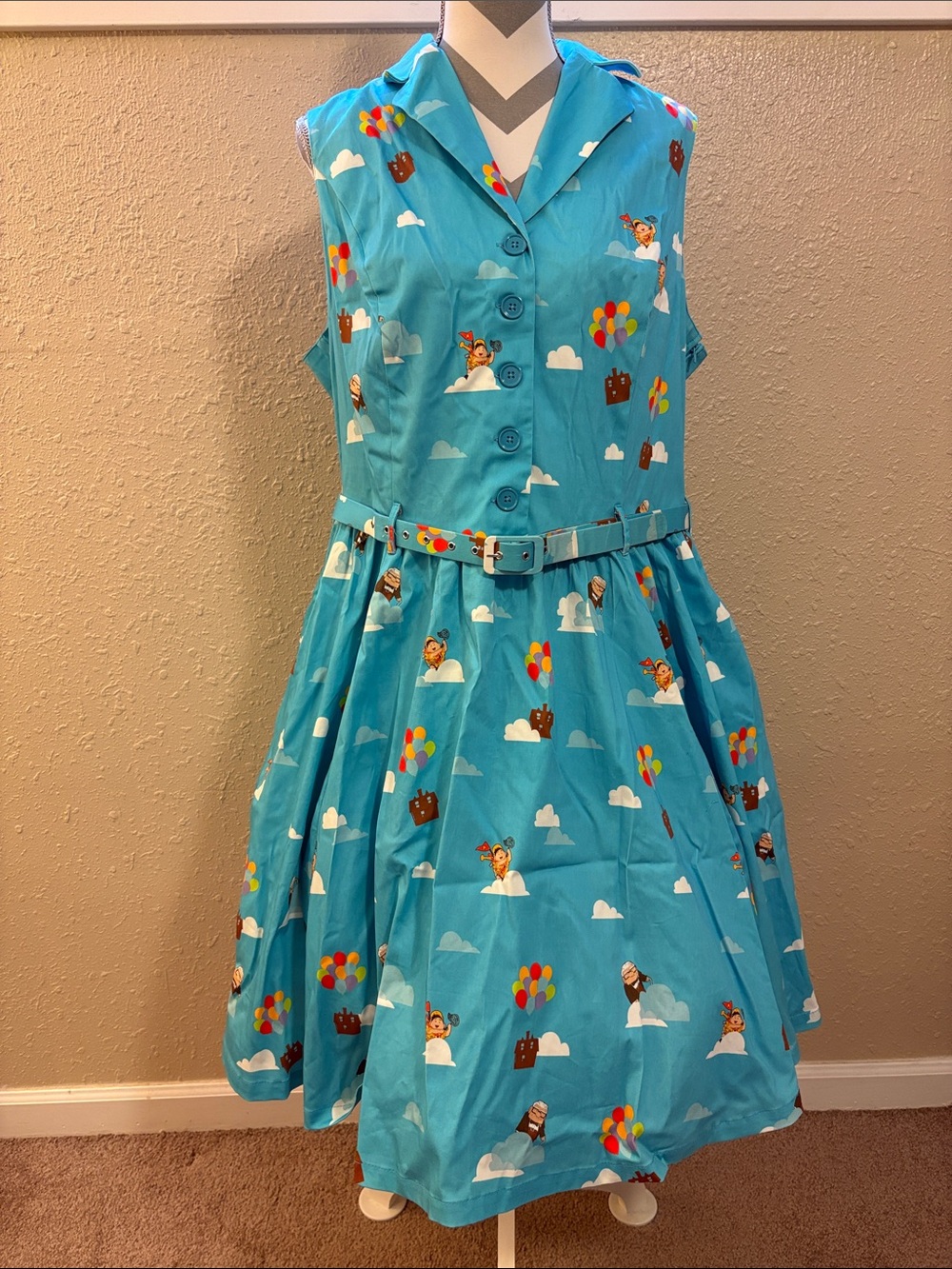Disney Her Universe Up Balloon Retro Dress Size 14 BNWT TRADE FOR 12